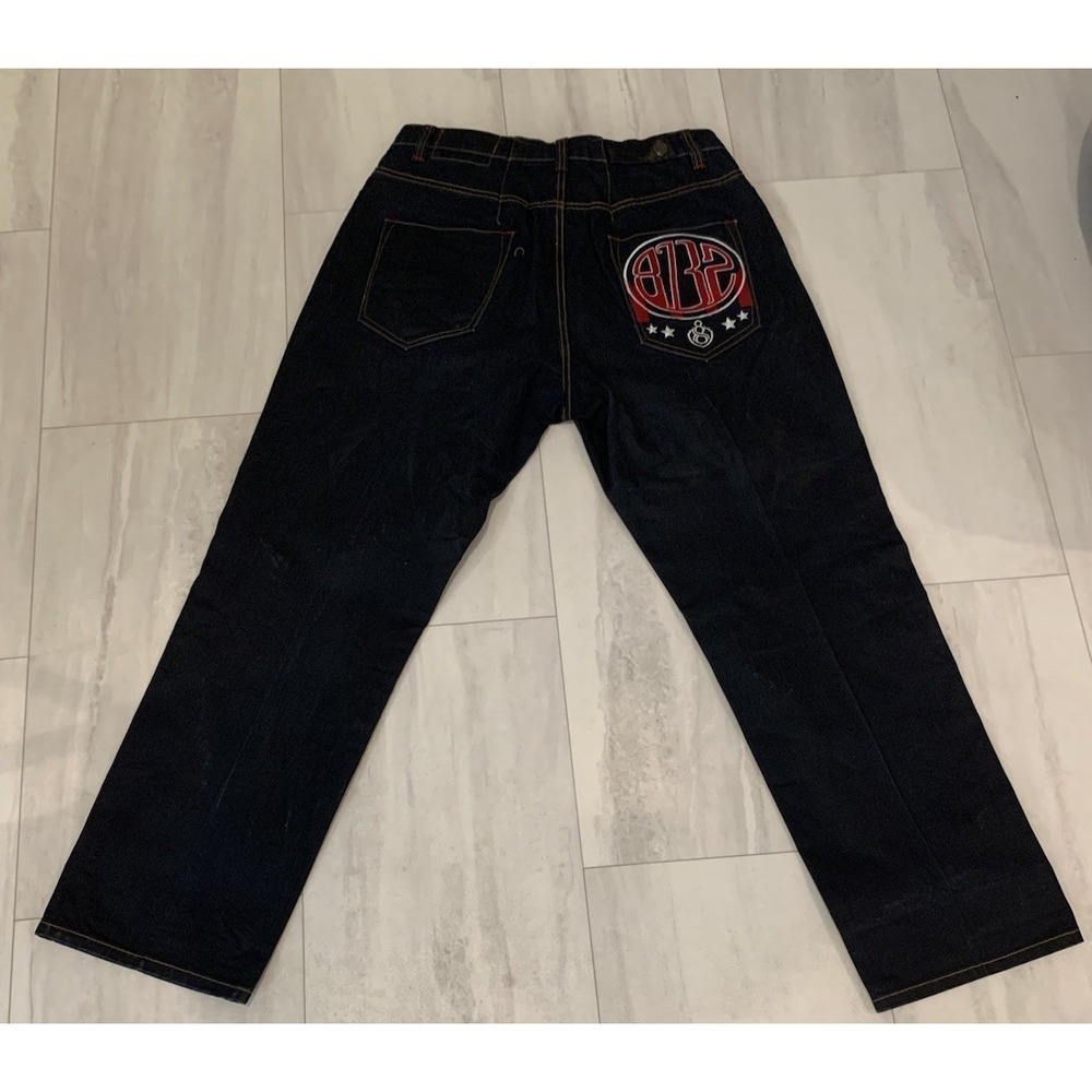 Vintage Eight732 Men Jeans Hip Hop Baggy Hustlin State of Mind 90s 42x32